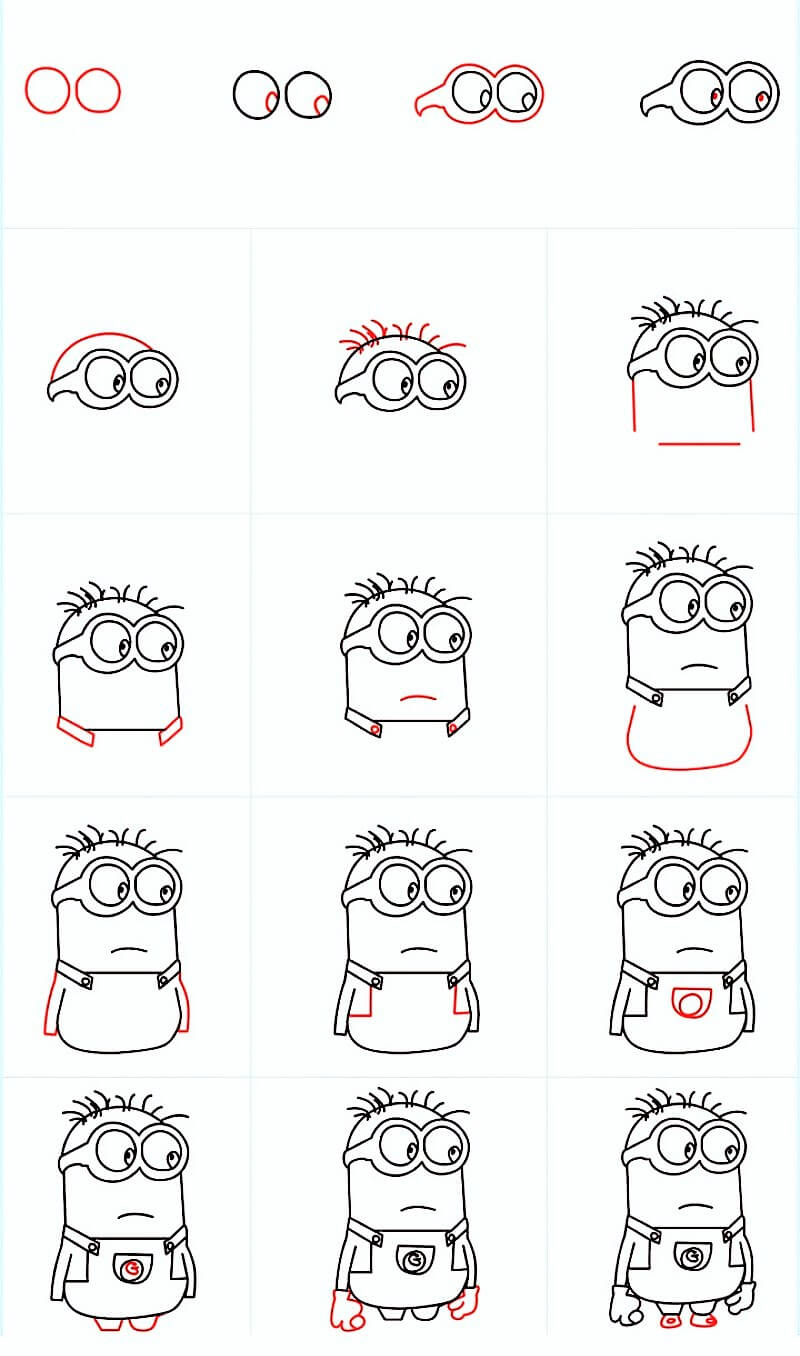 A Lovely Minion Drawing Ideas