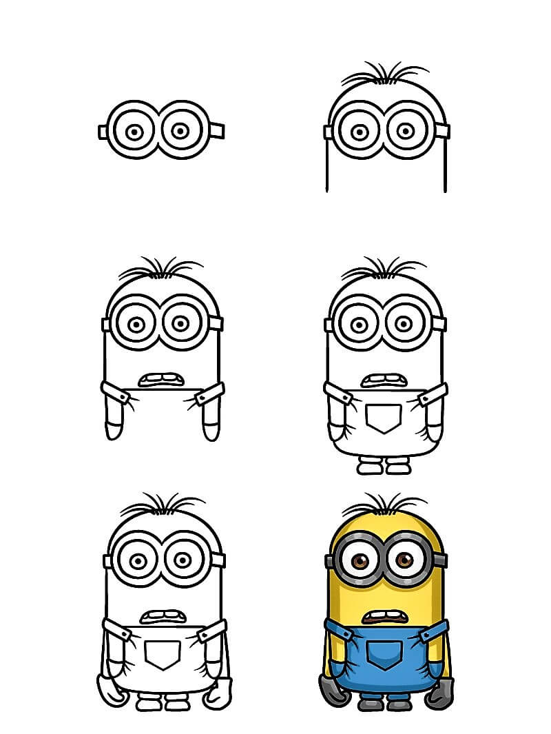 A Simple Minion Drawing Ideas