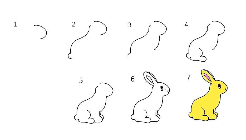 An Easy Rabbit Drawing Ideas
