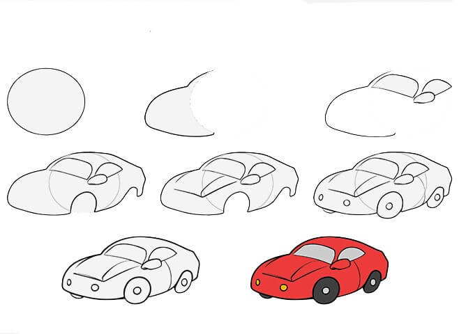 How to draw Car idea 13