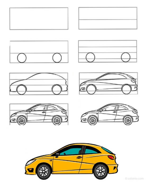 How to draw Car idea 15
