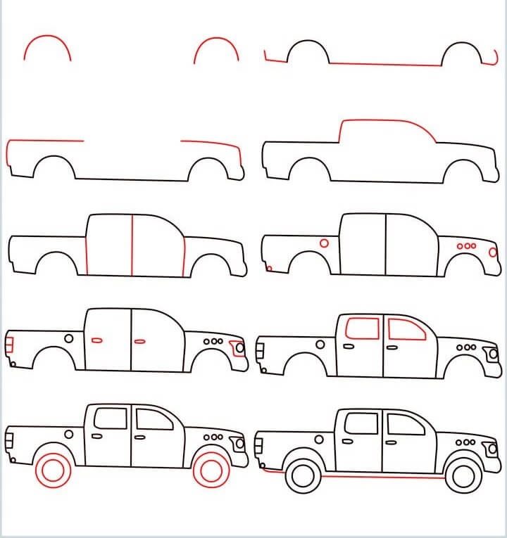 How to draw Car idea 4