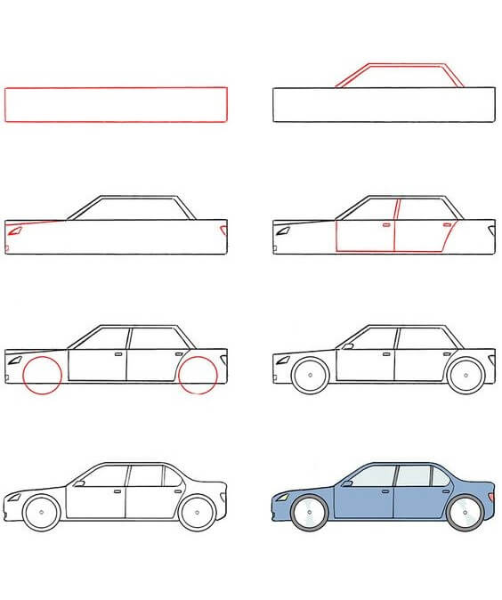 How to draw Car idea 5