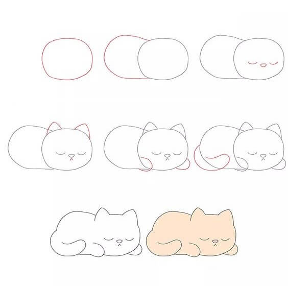 How to draw Cat idea (19)