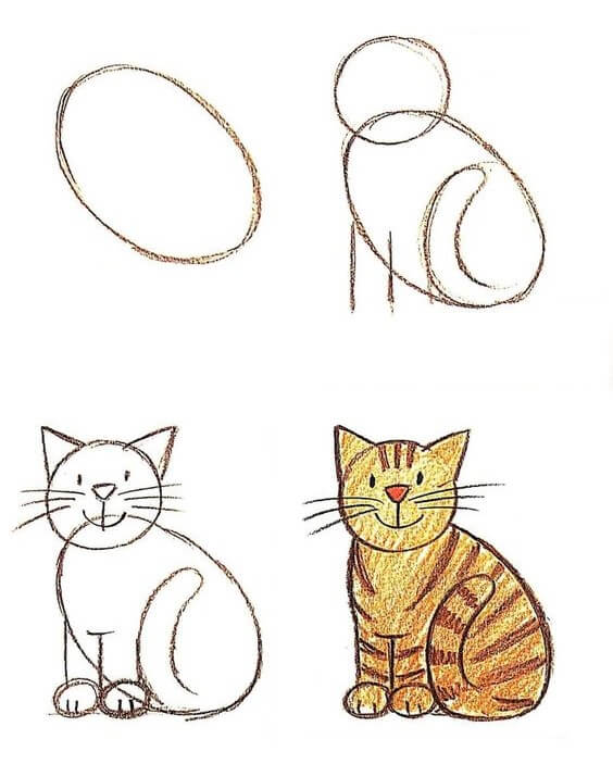 How to draw Cat idea (39)
