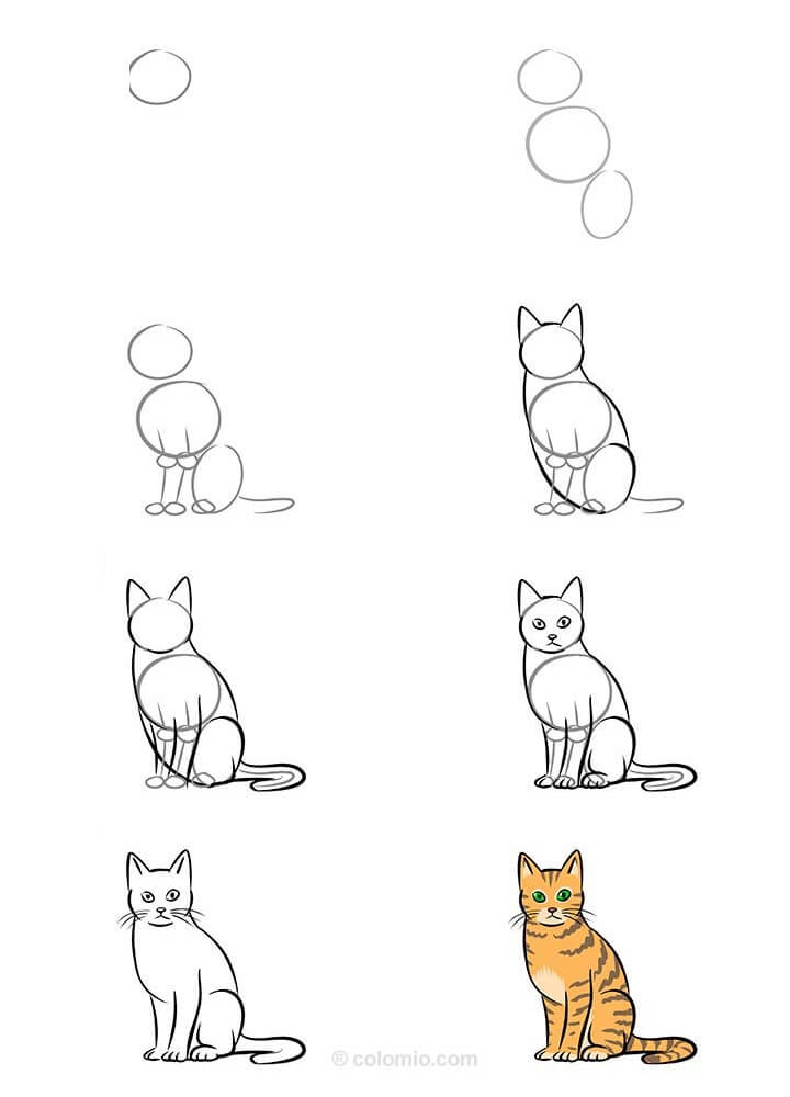 Cat idea (42) Drawing Ideas