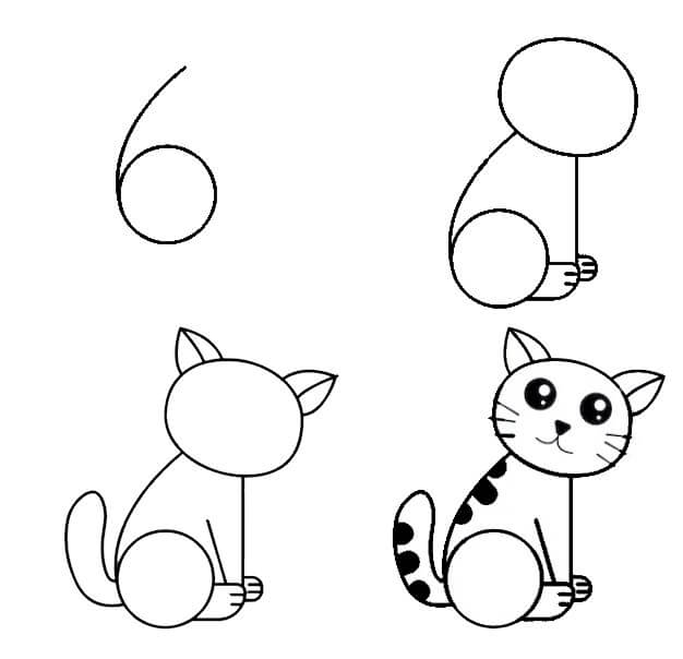 How to draw Cat idea (47)