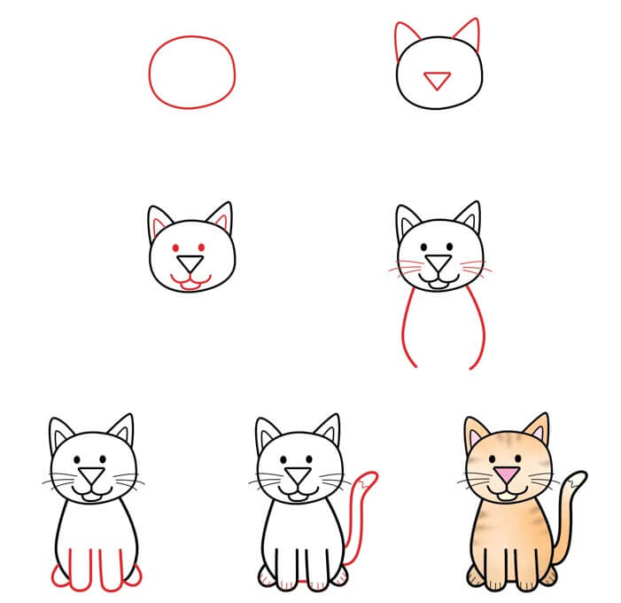 How to draw Cat idea (49)