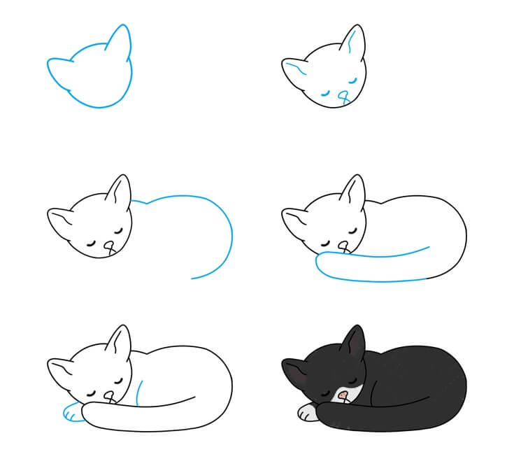 How to draw Cat idea (50)