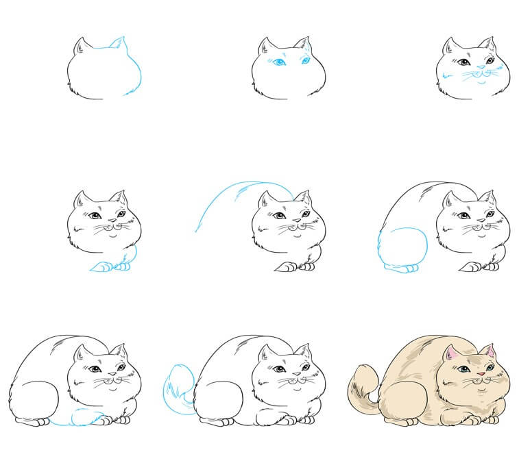 How to draw Cat idea (59)