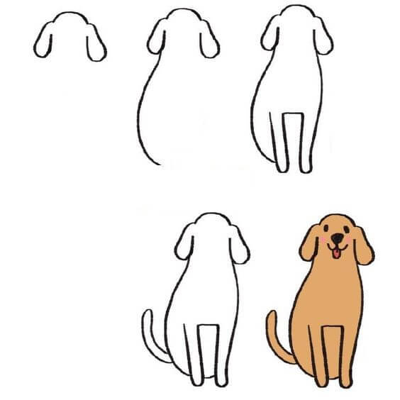 Dog idea (27) Drawing Ideas