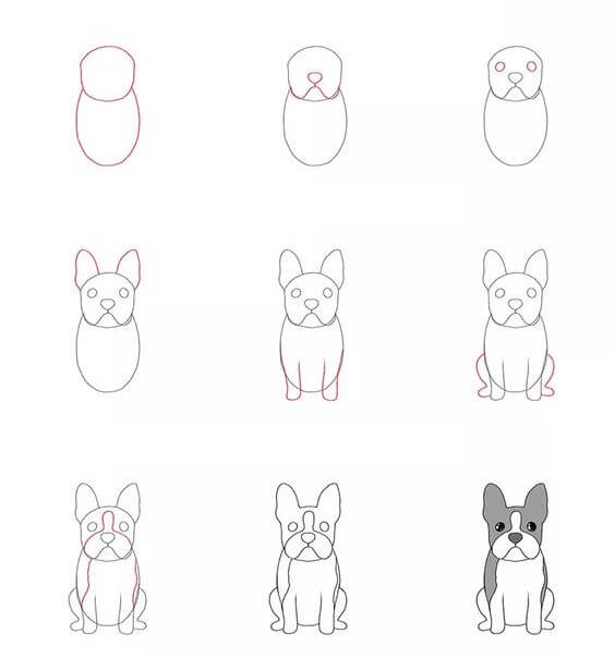 How to draw Dog idea (28)