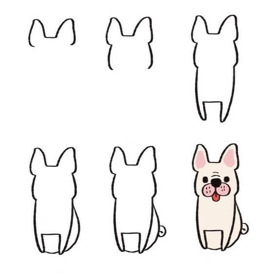 How to draw Dog idea (39)