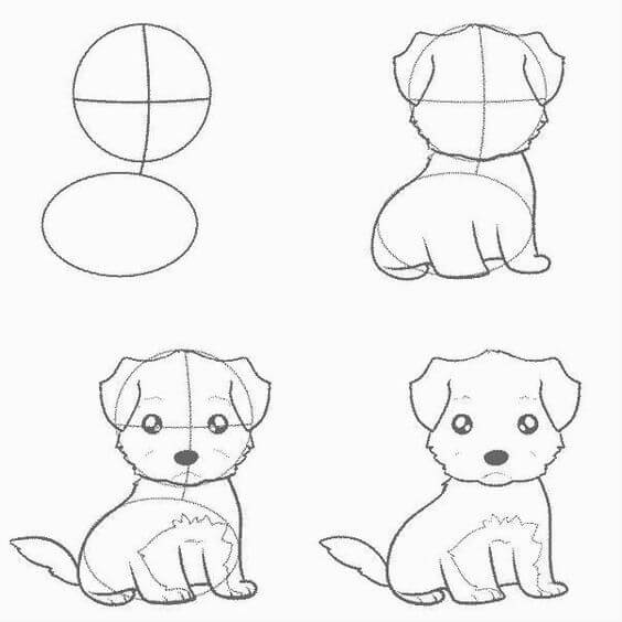 How to draw Dog idea (44)