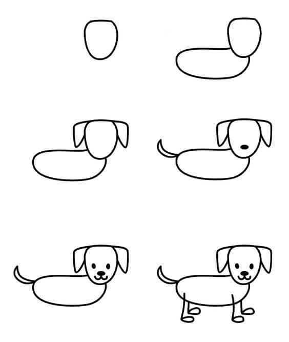 How to draw Dog idea (46)