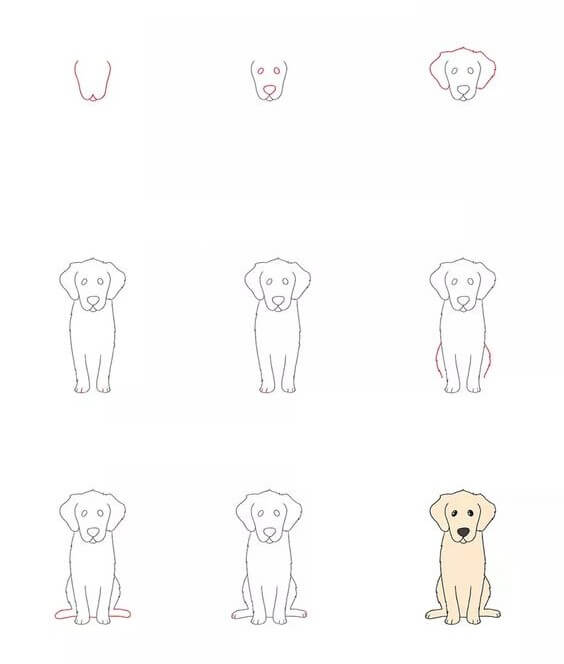 How to draw Dog idea (50)
