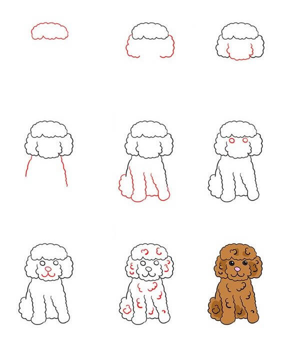 How to draw Dog idea (53)
