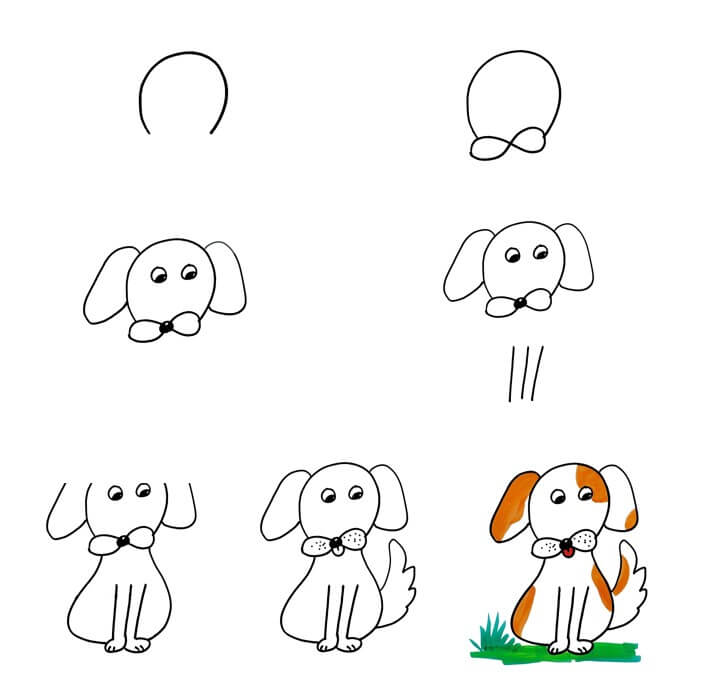 How to draw Dog idea (60)