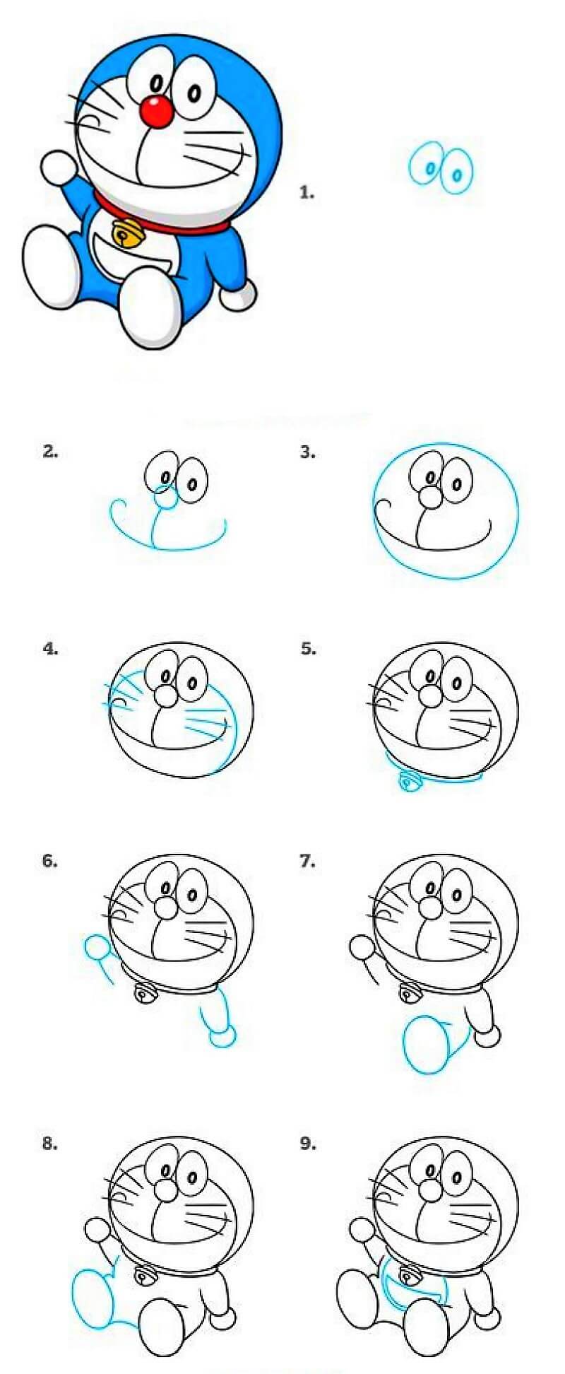 A Funny Doraemon Drawing Idea