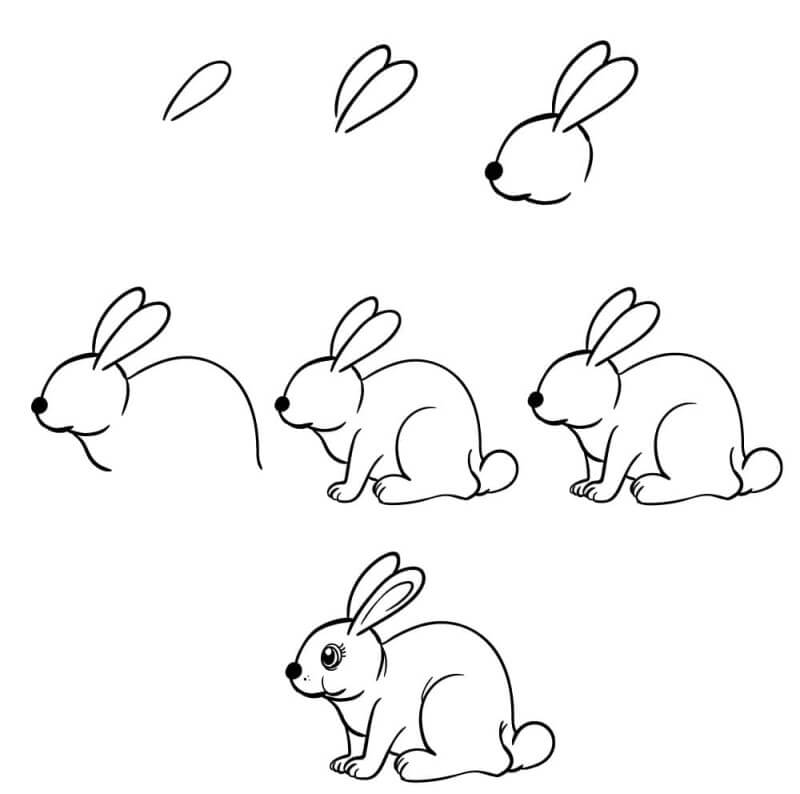 Rabbit Idea 12 Drawing Ideas