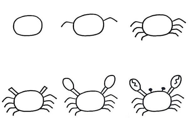 A Crab Idea 5 Drawing Ideas
