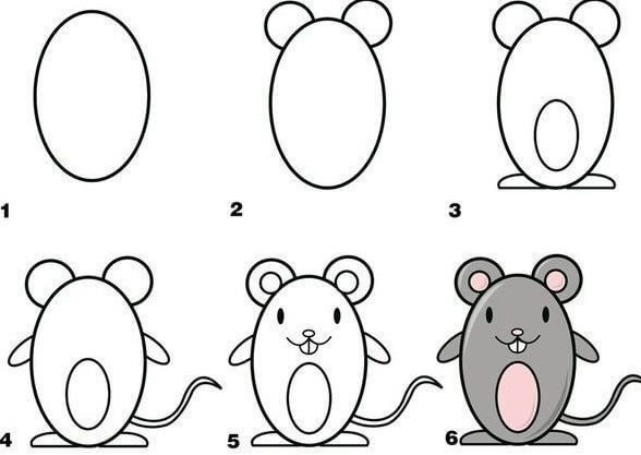 A Cute Mouse Drawing Ideas