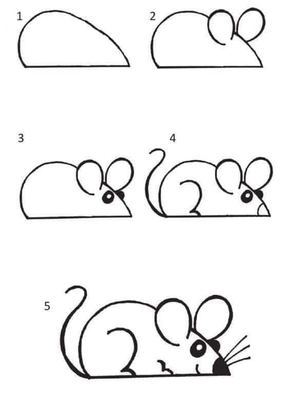 A Mouse - Idea 7 Drawing Ideas