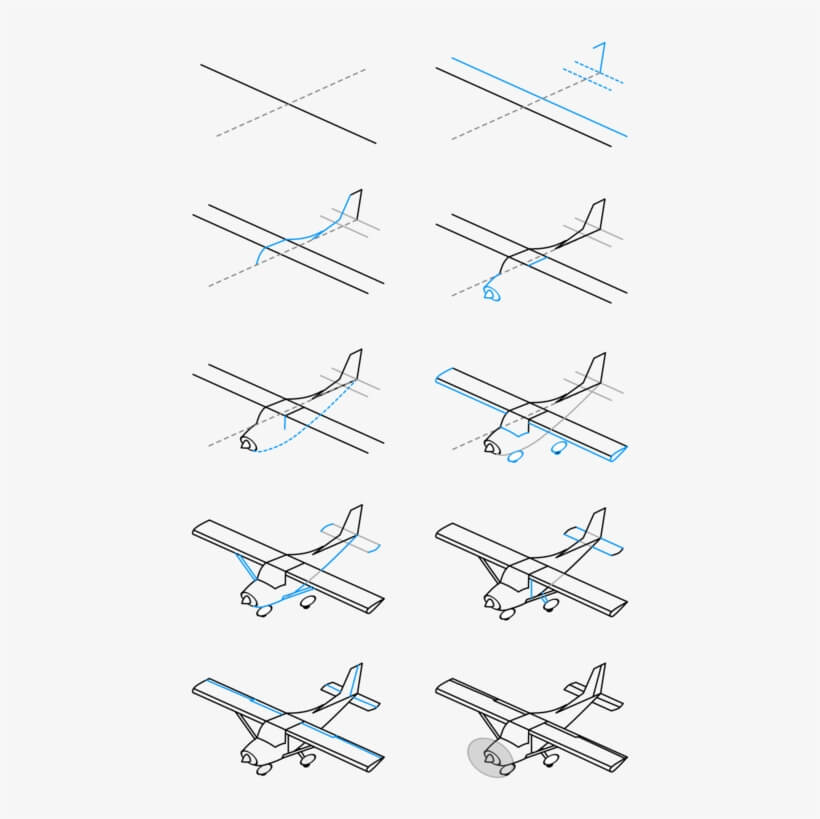 How to draw An Old Plane