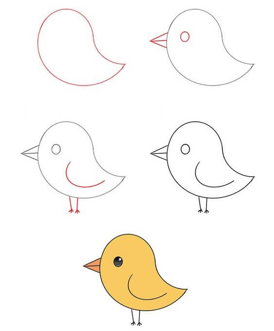 Baby bird (1) Drawing Ideas