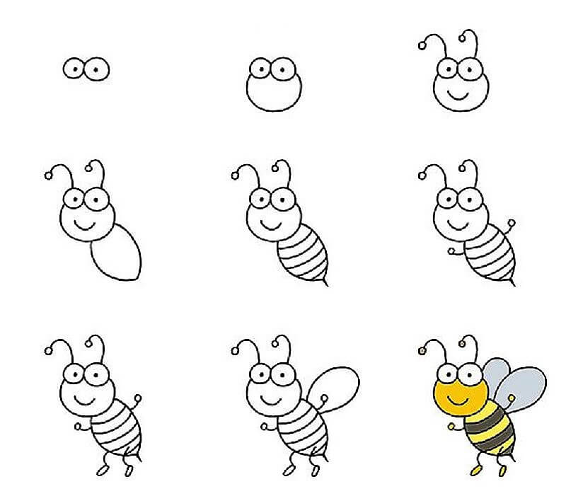 Bee Idea 14 Drawing Ideas