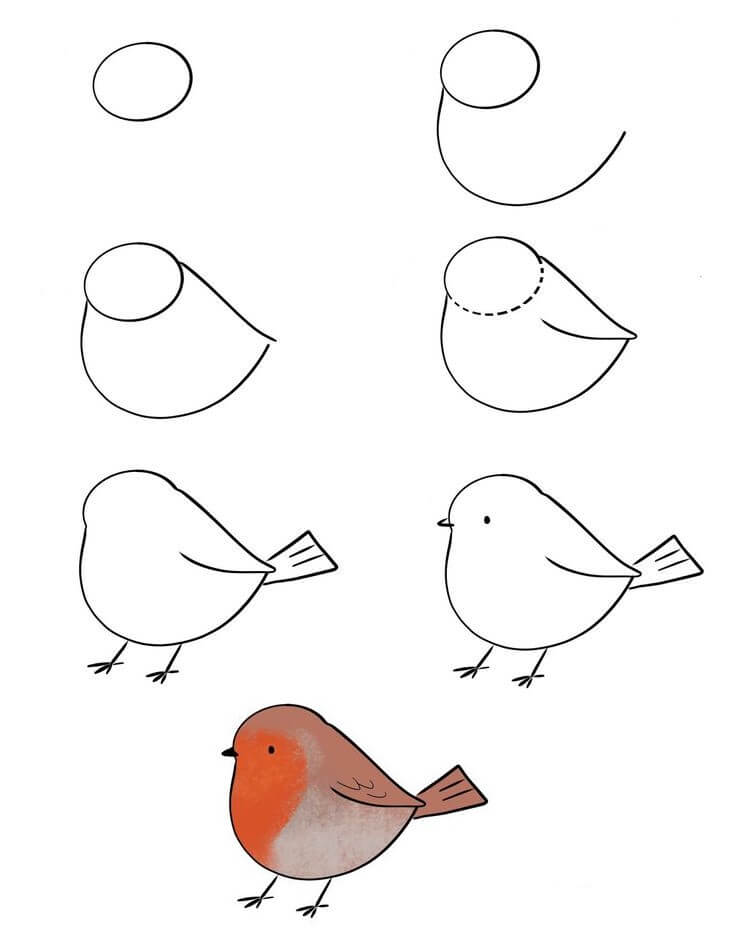 Bird idea (10) Drawing Ideas