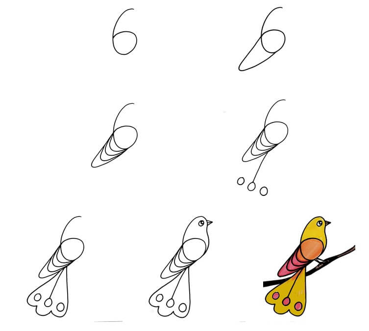 Bird idea (37) Drawing Ideas