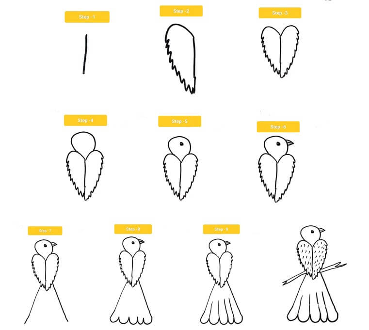 How to draw Bird idea (48)