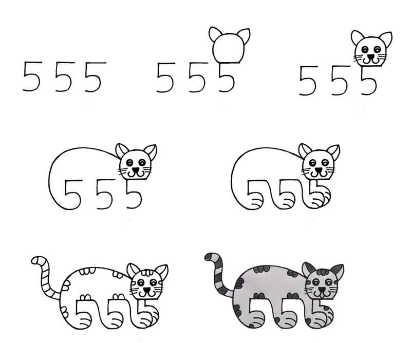 How to draw Cat idea (59)