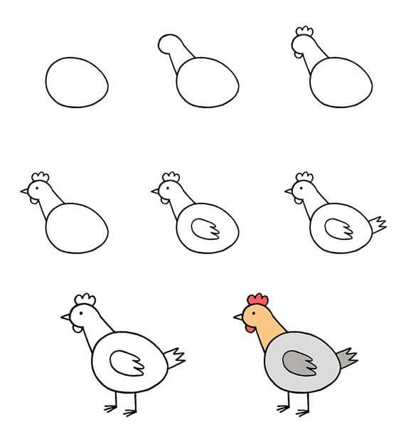 Chicken idea (2) Drawing Ideas