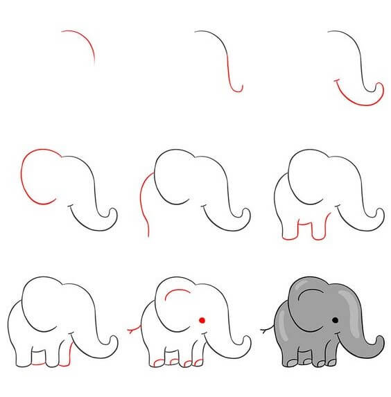 Elephant idea (1) Drawing Ideas