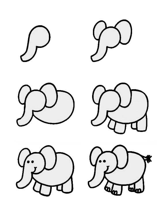 Elephant idea (3) Drawing Ideas