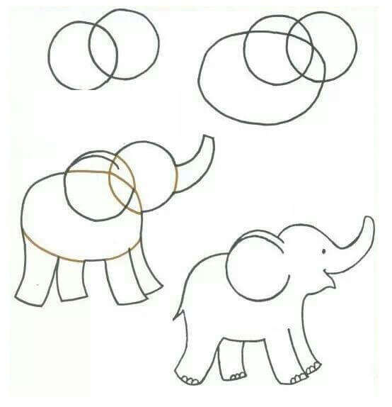 Elephant idea (8) Drawing Ideas