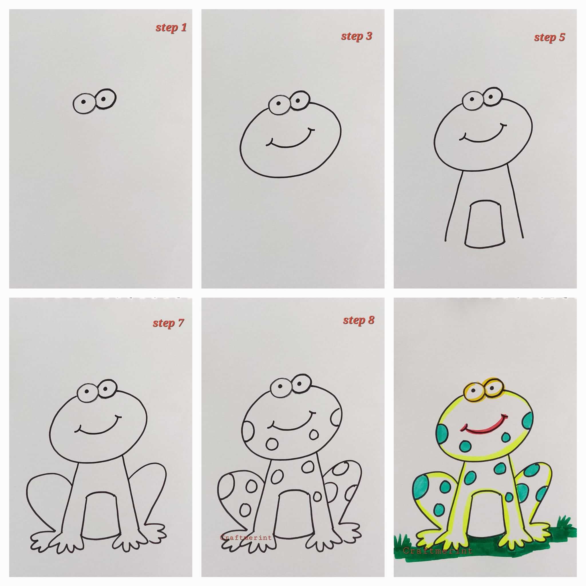 How to draw Frog idea 22