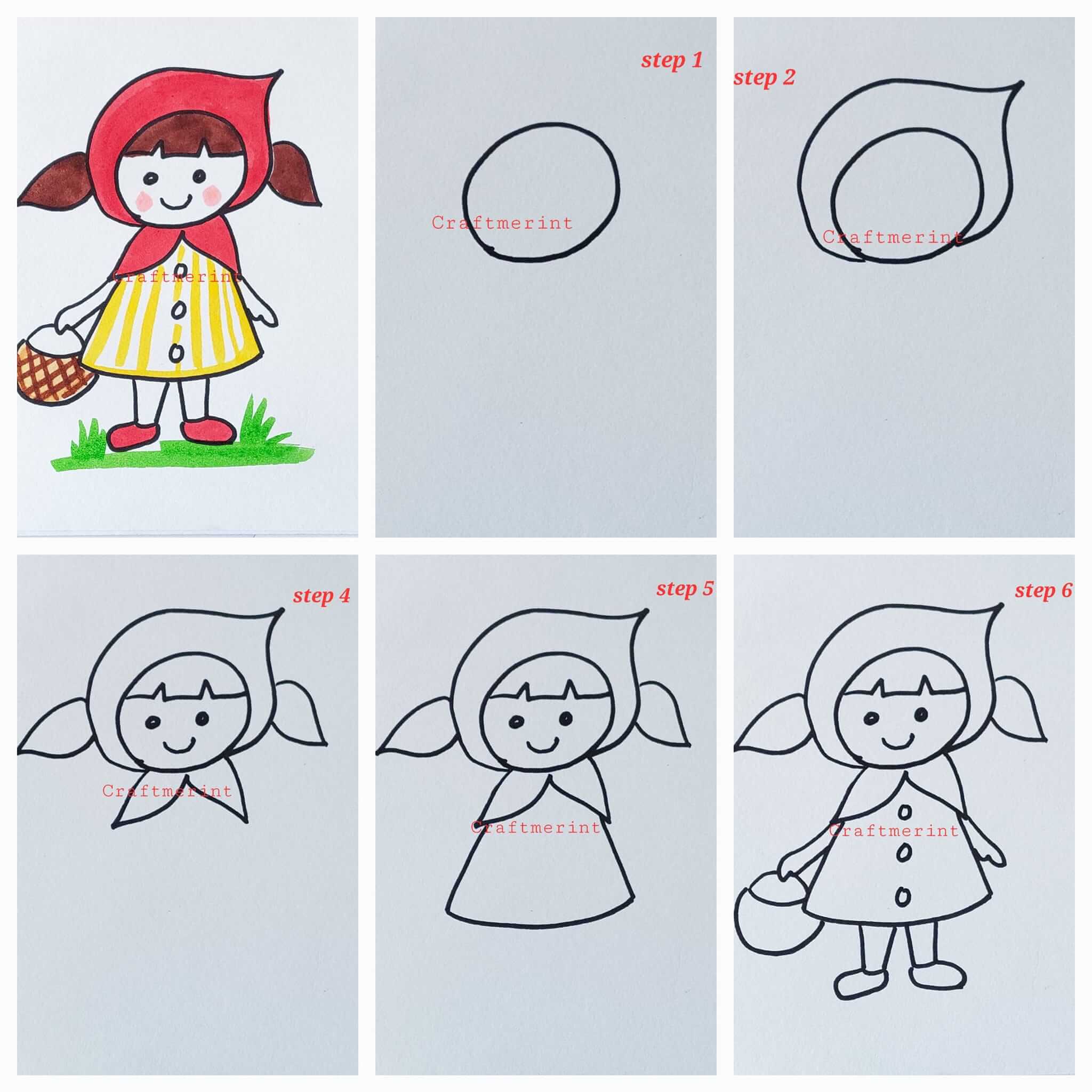 How to draw Girl ideas (34)