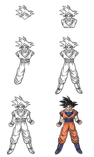 Goku Idea 8 Drawing Ideas