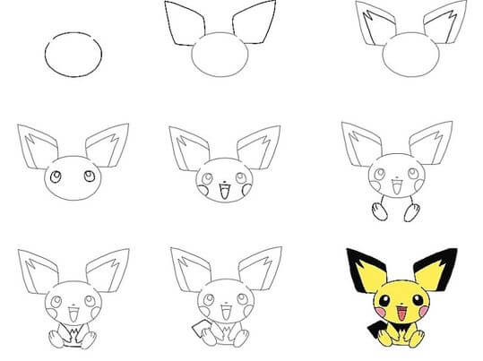 Lovely Pikachu Drawing Ideas