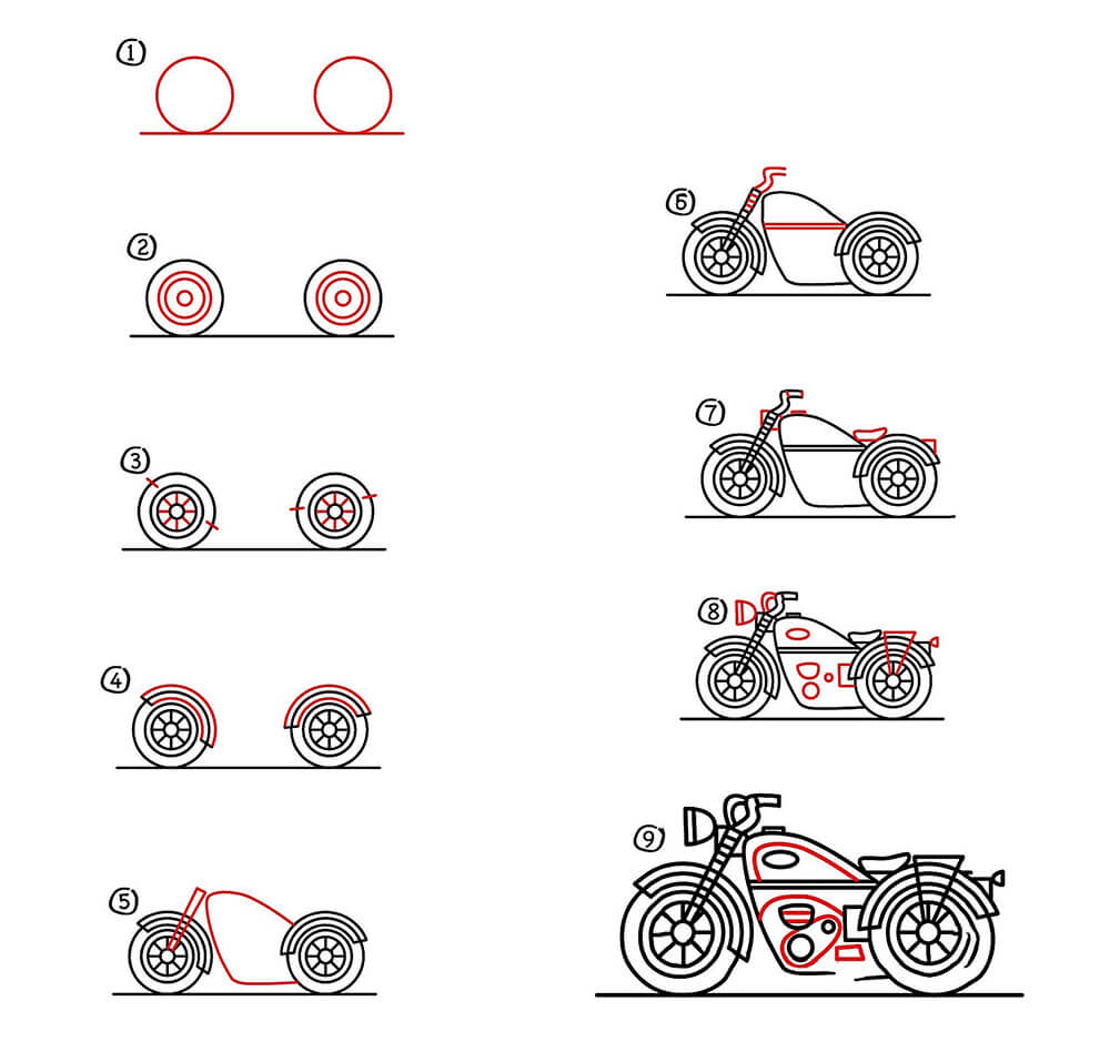 Motorcycle Idea 16 Drawing Ideas
