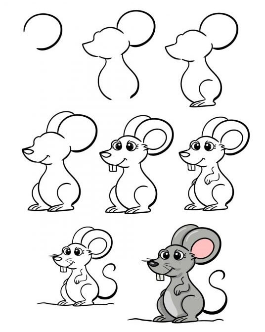 Mouse idea (25) Drawing Ideas