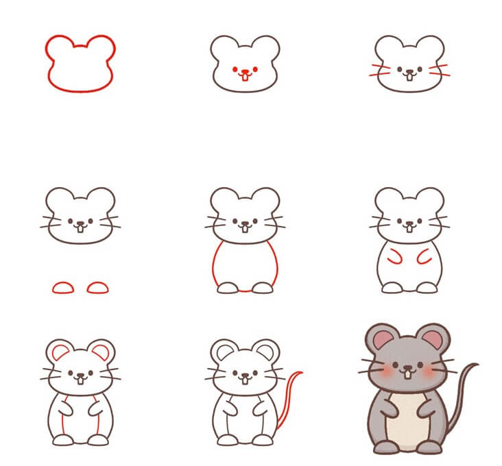 Mouse idea (29) Drawing Ideas