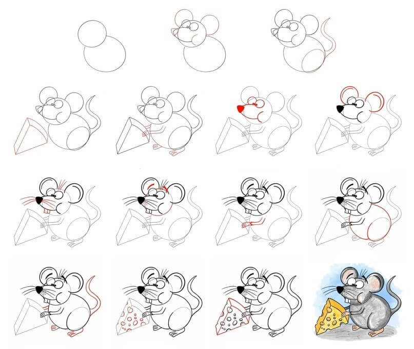 Mouse idea (38) Drawing Ideas