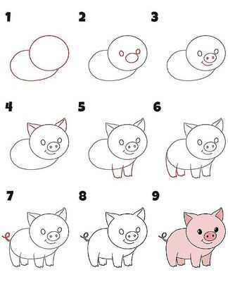 Pig Idea 10 Drawing Ideas