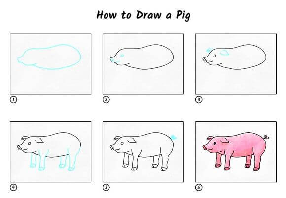 Pig Idea 15 Drawing Ideas