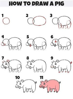 Pig Idea 16 Drawing Ideas