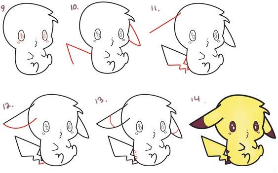 Pikachu sad 2 Drawing Ideas